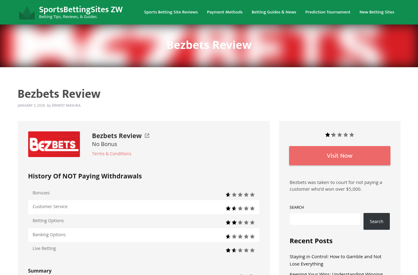 Capture of the independent review account read on 22 August 2026